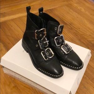 Topshop Alfie Black Boots size 36